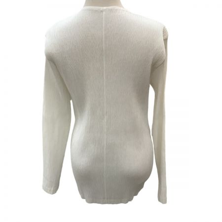  ISSEY MIYAKE イッセイミヤケ プリーツ PLEATS ジャケット SIZE L IM82-FD905 ホワイト
