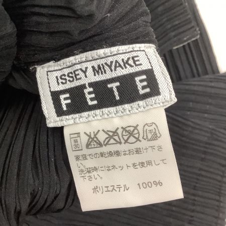 ISSEY MIYAKE イッセイミヤケ 変形フード 襟 プリーツ カットソー SIZE 2 IF64FJ744 ブラック
