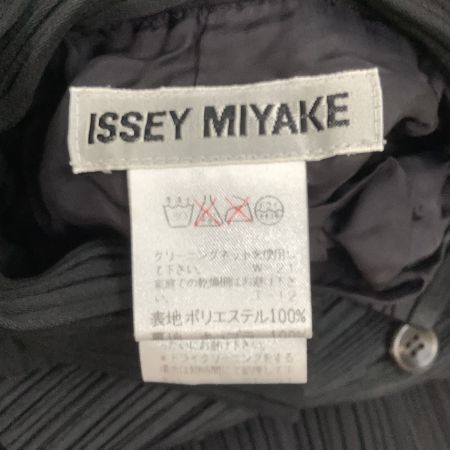 ISSEY MIYAKE イッセイミヤケ プリーツ ジャケット コート SIZE L IM84FD910 ブラック