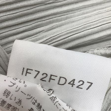  ISSEY MIYAKE イッセイミヤケ プリーツ ジャケット SIZE 2 IF72FD427 ライトグレー