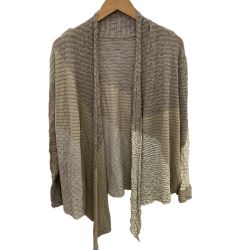 ♪♪ JURGEN LEHL ヨーガンレール レディース  カーディガン SIZE M ベージュ Bランク