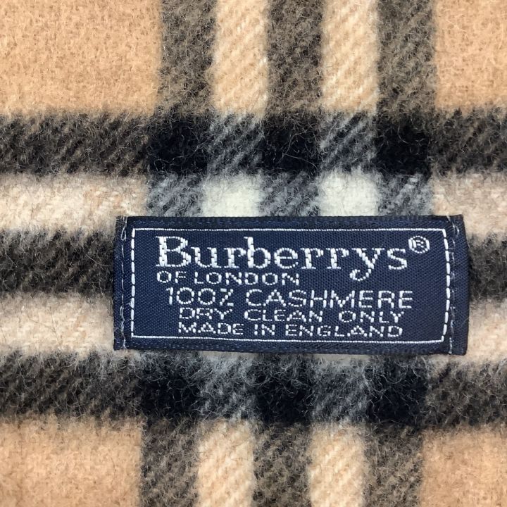 Burberrys バーバリーズ マフラー カシミヤ100% チェック ベージュ｜中古｜なんでもリサイクルビッグバン