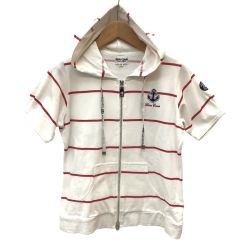 SINACOVA シナコバ レディース マリンウェア ゴルフウェア パーカー SIZE 11号 ボーダー ホワイト Bランク