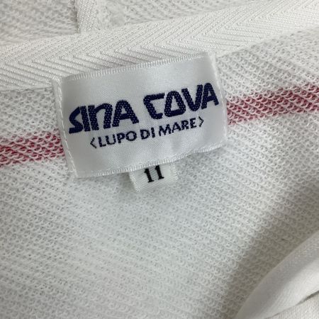 SINACOVA シナコバ レディース マリンウェア ゴルフウェア パーカー SIZE 11号 ボーダー ホワイト