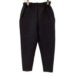 ♪♪ ISSEY MIYAKE イッセイミヤケ 変形 パンツ SIZE 1 IM83KF025 ブラック Bランク
