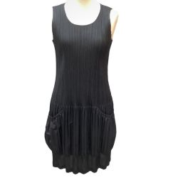 ISSEY MIYAKE イッセイミヤケ PLEATS PLEASE チュニック ワンピース SIZE 3 PP83JH444 ブラック Bランク