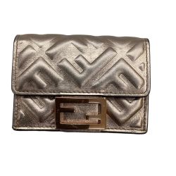 ♪♪ FENDI フェンディ 3つ折り財布 コンパクト財布 ピンクゴールド Bランク