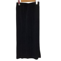 ♪♪ ISSEY MIYAKE イッセイミヤケ プリーツ スカート SIZE M IM43-FG911 ブラック Bランク