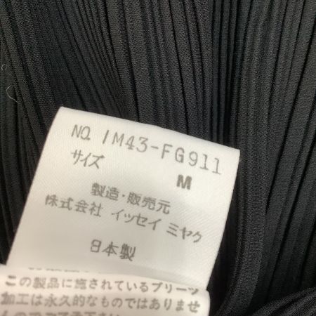  ISSEY MIYAKE イッセイミヤケ プリーツ スカート SIZE M IM43-FG911 ブラック