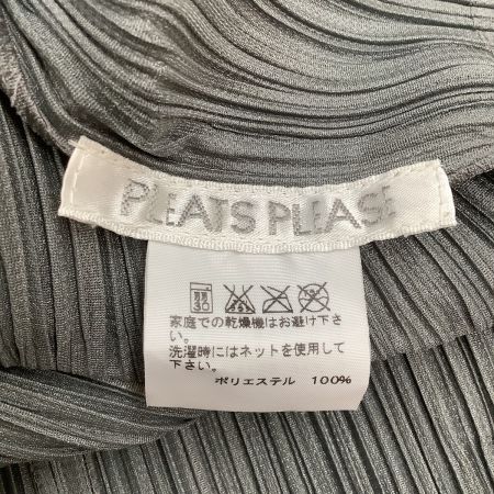  ISSEY MIYAKE イッセイミヤケ PLEATS PLEASE カーディガン SIZE 3 PP55-JA103 グレー