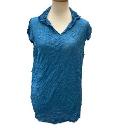 ISSEY MIYAKE イッセイミヤケ  PERMANENTE カットソー SIZE 3 シワ加工 PE01JJ086 ブルー Bランク