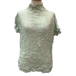 ♪♪ ISSEY MIYAKE イッセイミヤケ  PERMANENTE  シワ加工 カットソー ミント Bランク