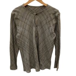 JURGEN LEHL ヨーガンレール レディース カーディガン  SIZE M モザイク柄 グレー Bランク