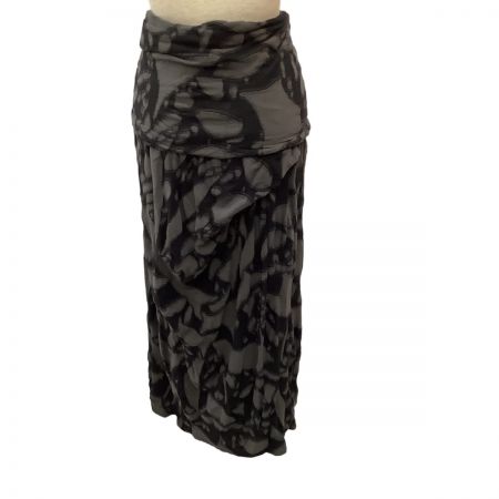  JURGEN LEHL ヨーガンレール レディース スカート ベルト付き SIZE M  グレー