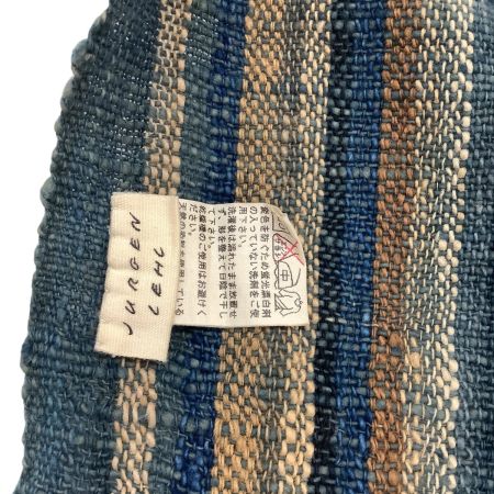 JURGEN LEHL ヨーガンレール ストール  ストライプ ブルー