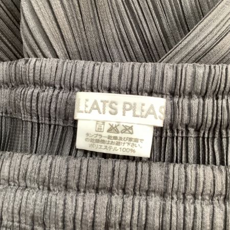  ISSEY MIYAKE イッセイミヤケ PLEATS PLEASE スカート  SIZE 3 PP05-JG001 グレー