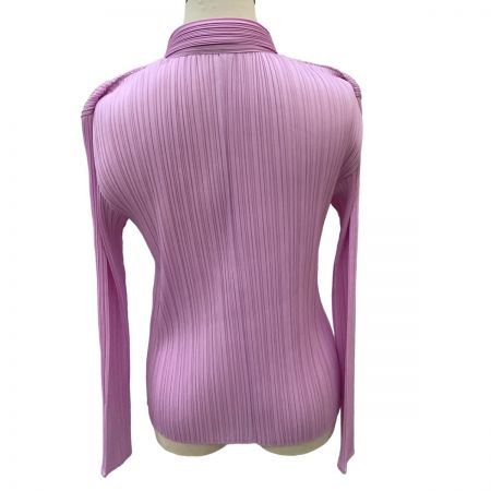  ISSEY MIYAKE イッセイミヤケ PLEATS PLEASE シャツ  SIZE 3 PP21-JJ405 バイオレット