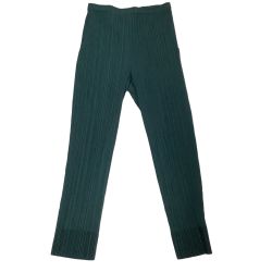 ♪♪ ISSEY MIYAKE イッセイミヤケ PLEATS PLEASE パンツ  SIZE 4 PP91-JF181 モスグリーン Bランク