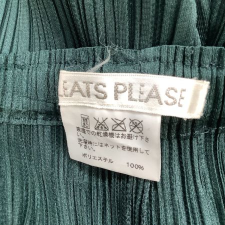  ISSEY MIYAKE イッセイミヤケ PLEATS PLEASE パンツ  SIZE 4 PP91-JF181 モスグリーン