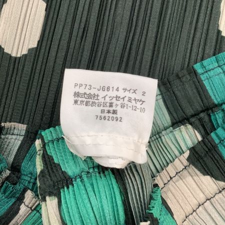 ISSEY MIYAKE イッセイミヤケ PLEATS PLEASE スカート ドット SIZE 2 PP73-JG614 ブラック