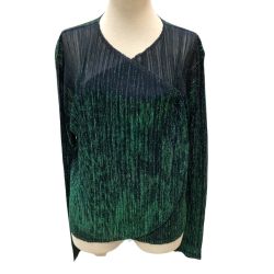 ♪♪ ISSEY MIYAKE イッセイミヤケ PLEATS PLEASE カーディガン ラメ  SIZE 3 PP83-J0712 パープル Bランク