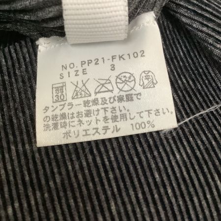  ISSEY MIYAKE イッセイミヤケ PLEATS PLEASE カットソー SIZE 3 PP21-FK102 グレー