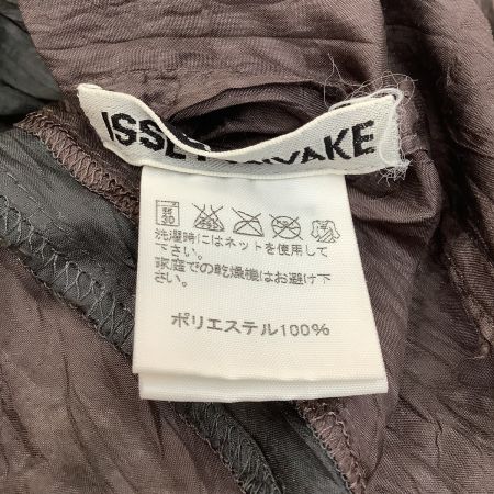 ISSEY MIYAKE イッセイミヤケ シワ加工 シャツ SIZE 2 IM14FJ927 ブラウン