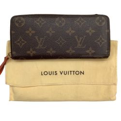 ♪♪ LOUIS VUITTON ルイヴィトン 長財布 モノグラム エクリプス クレマンスジッピーウォレット M60743 オレンジ Bランク
