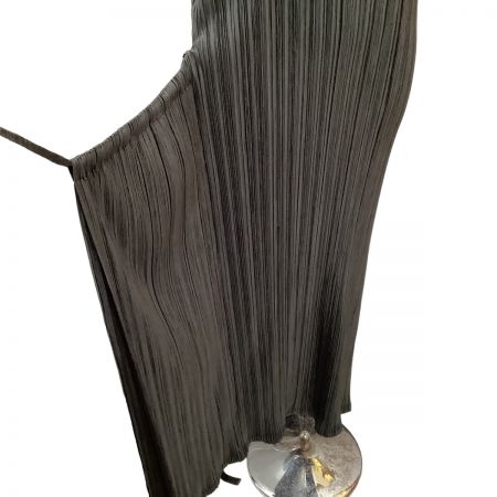  ISSEY MIYAKE イッセイミヤケ 変形 プリーツ ワンピース エプロン風  SIZE M IM92-FH630 グレー