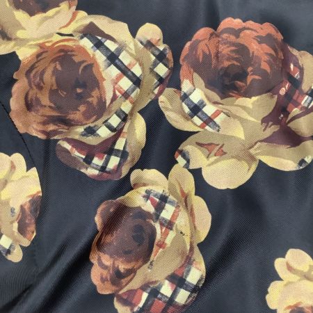  DAKS ダックス レディース ワンピース 花柄 チェック SIZE 40 ブラック