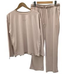 ♪♪ TENTIAL テンシャル BAKUNE パジャマ ルームウェア 上下セット SIZE L  ピンク Bランク