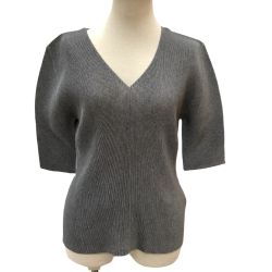 ♪♪ ISSEY MIYAKE イッセイミヤケ PLEATS PLEASE 半袖カットソー SIZE 3 PP02FK117 グレー Bランク