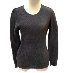 ♪♪ ISSEY MIYAKE イッセイミヤケ PLEATS PLEASE 長袖カットソー SIZE 3 PP21-FK103 グレー Bランク