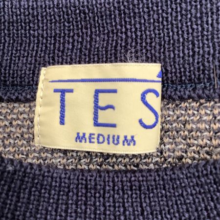 TES テス メンズ セーター SIZE M ネイビー