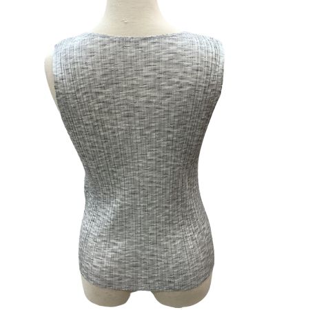 ISSEY MIYAKE イッセイミヤケ PLEATS PLEASE ノースリーブカットソー  PP86-JK728 ライトグレー
