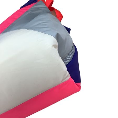 ISSEY MIYAKE イッセイミヤケ PLEATS PLEASE ハンドバッグ PP69-AG576 パープル×ピンク×ホワイト