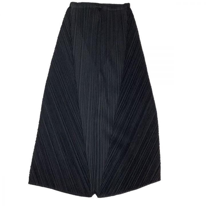 ISSEY MIYAKE イッセイミヤケ PLEATS PLEASE 変形 スカート SIZE 3 PP23-JG506 ブラック