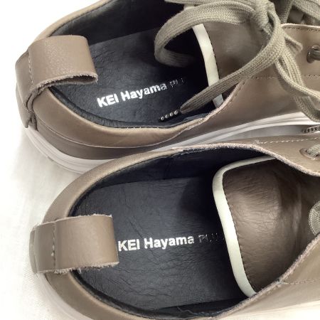 Kei Hayama PLUS ケイハヤマプラス レディース スニーカー レザー SIZE M カーキ