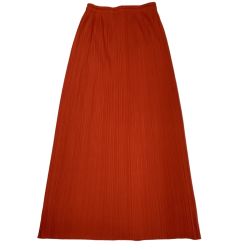 ♪♪ ISSEY MIYAKE イッセイミヤケ PLEATS PLEASE スカート SIZE 3 PP43-JG613 オレンジ Bランク