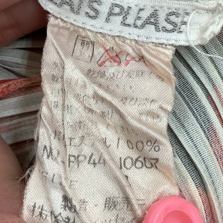  ISSEY MIYAKE イッセイミヤケ PLEATS PLEASE カーディガン  花柄 SIZE 3 PP44-JO607 カーキ