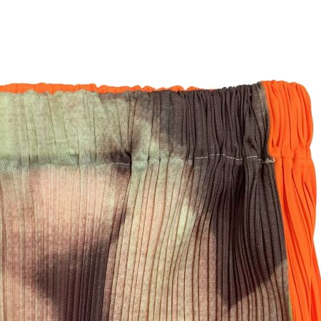 ISSEY MIYAKE イッセイミヤケ PLEATS PLEASE リメイク スカート SIZE 4 PP64-JH732  オレンジ