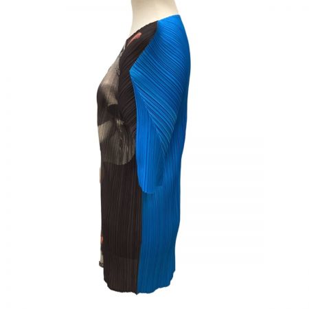  ISSEY MIYAKE イッセイミヤケ PLEATS PLEASE 森村泰昌コラボ カットソー  PP04-JK702 マルチカラー