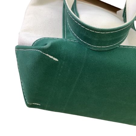 L.L.Bean エルエルビーン トートバッグ  グリーン×ホワイト