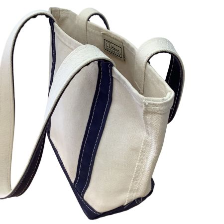 L.L.Bean エルエルビーン トートバッグ ネイビー×ホワイト