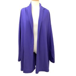 ♪♪ ISSEY MIYAKE イッセイミヤケ カーディガン SIZE M VY33129 パープル Bランク