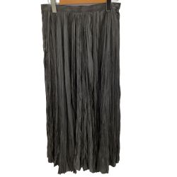 ISSEY MIYAKE イッセイミヤケ シワ加工 プリーツ スカート SIZE 2 IM14FG928 グレー Bランク
