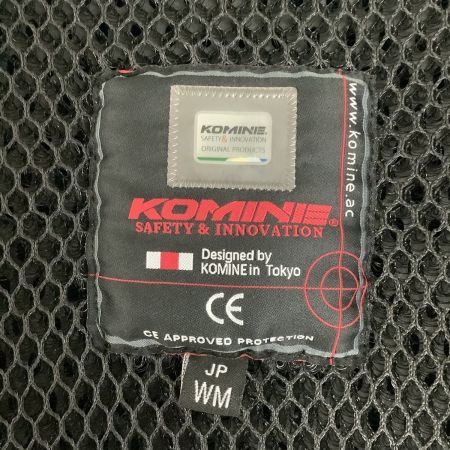 KOMINE バイク ライディングジャケット プロテクター SIZE M  ブラック
