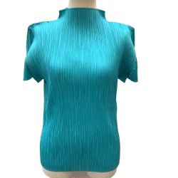 ♪♪ ISSEY MIYAKE イッセイミヤケ PLEATS PLEASE カットソー SIZE 3 PP71-JK852 スカイブルー Bランク