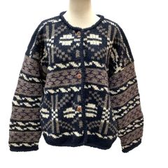 rey wear レディース   vintage カーディガン ネイビー Bランク