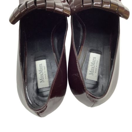 MAX MARA マックスマーラー レディース パンプス エナメル SIZE 36 焦げ茶